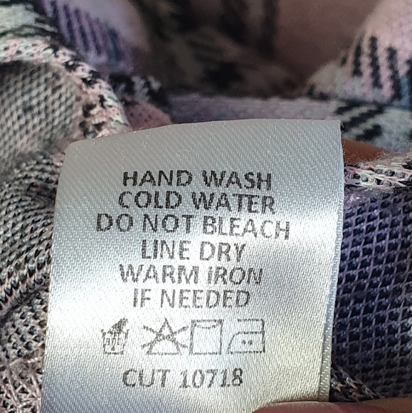 EVOLUTIONARY‎ Notch Front Jumper Spaghetti Strap Dress Plaid Pink Womens Jr Sz M - Picture 9 of 9